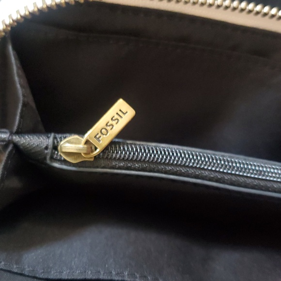 FOSSIL SATCHEL LEOPARD & WALLET - Picture 8 of 12